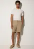 lorain-lyocell-shorts-taupe-lifestyle-front Lorain Lyocell Shorts - Taupe - Sea You Soon