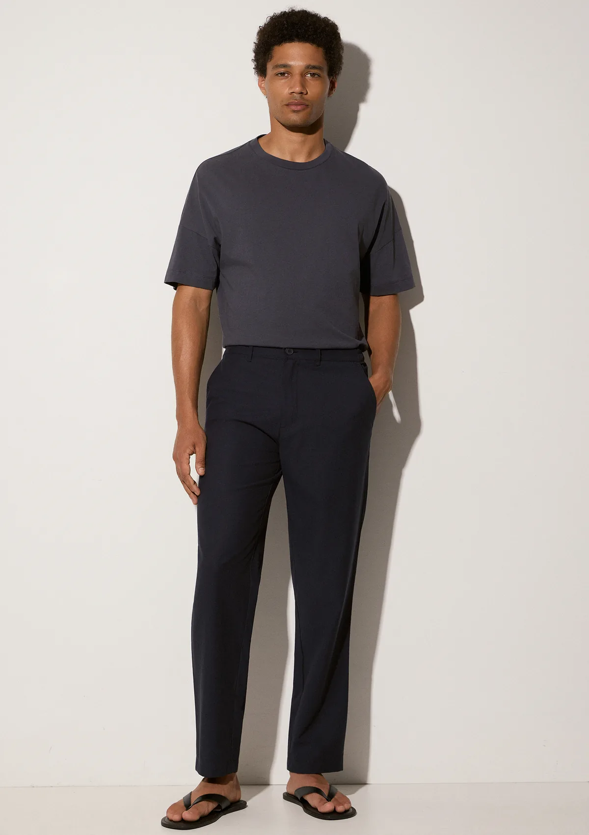 lunaro-lyocell-trousers-navy-blue-front Lunaro Lyocell Trousers - Navy Blue - Sea You Soon