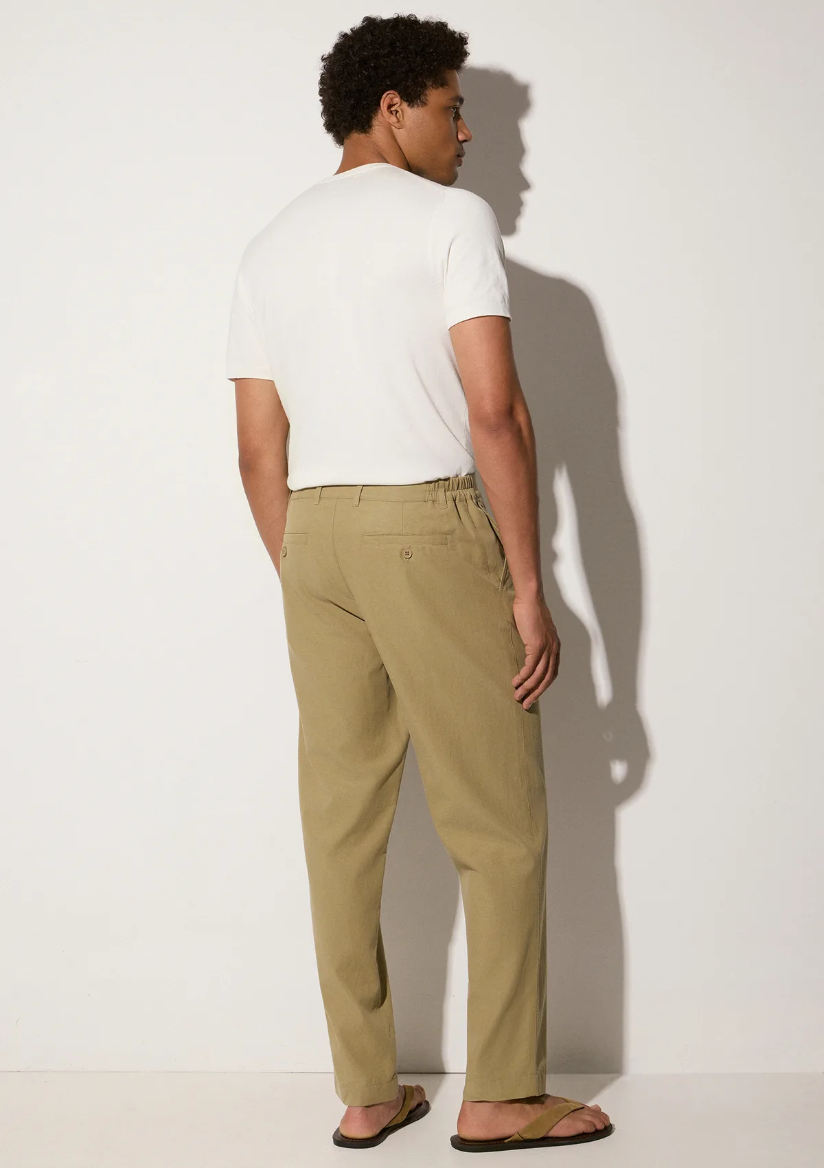 lunaro-lyocell-trousers-olive-detail Lunaro Lyocell Trousers - Olive - Sea You Soon