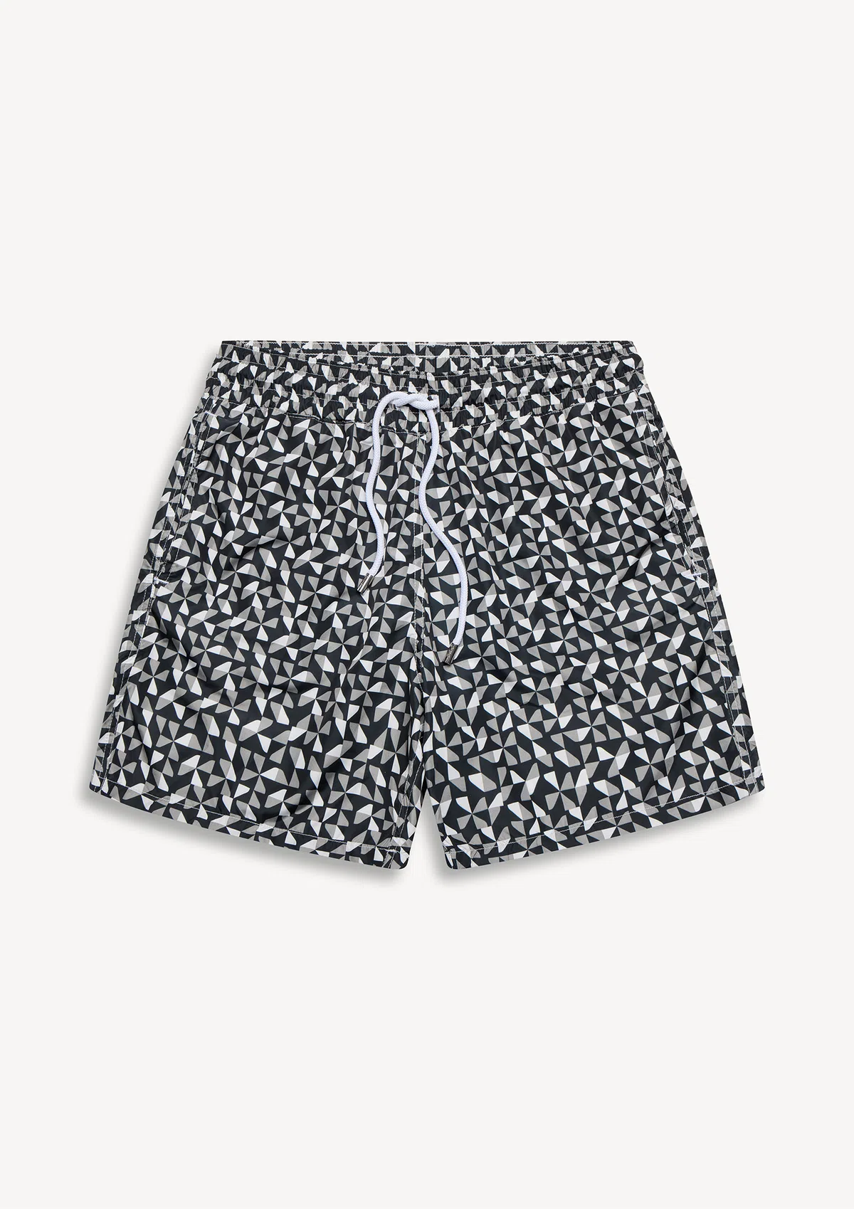 mylos-polyester-swim-shorts-black-front Mylos Swim Shorts - Black - Sea You Soon