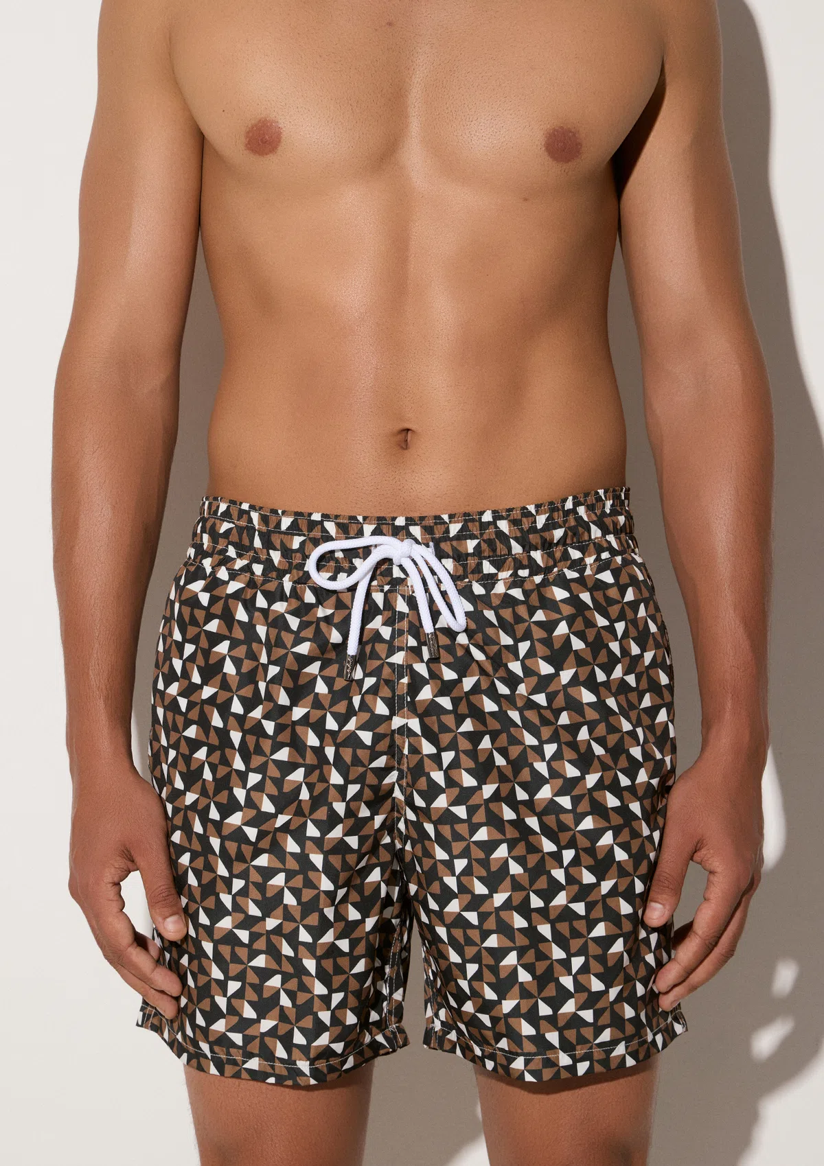 mylos-polyester-swim-shorts-coco-mocha-front Mylos Swim Shorts - Coco Brown - Sea You Soon