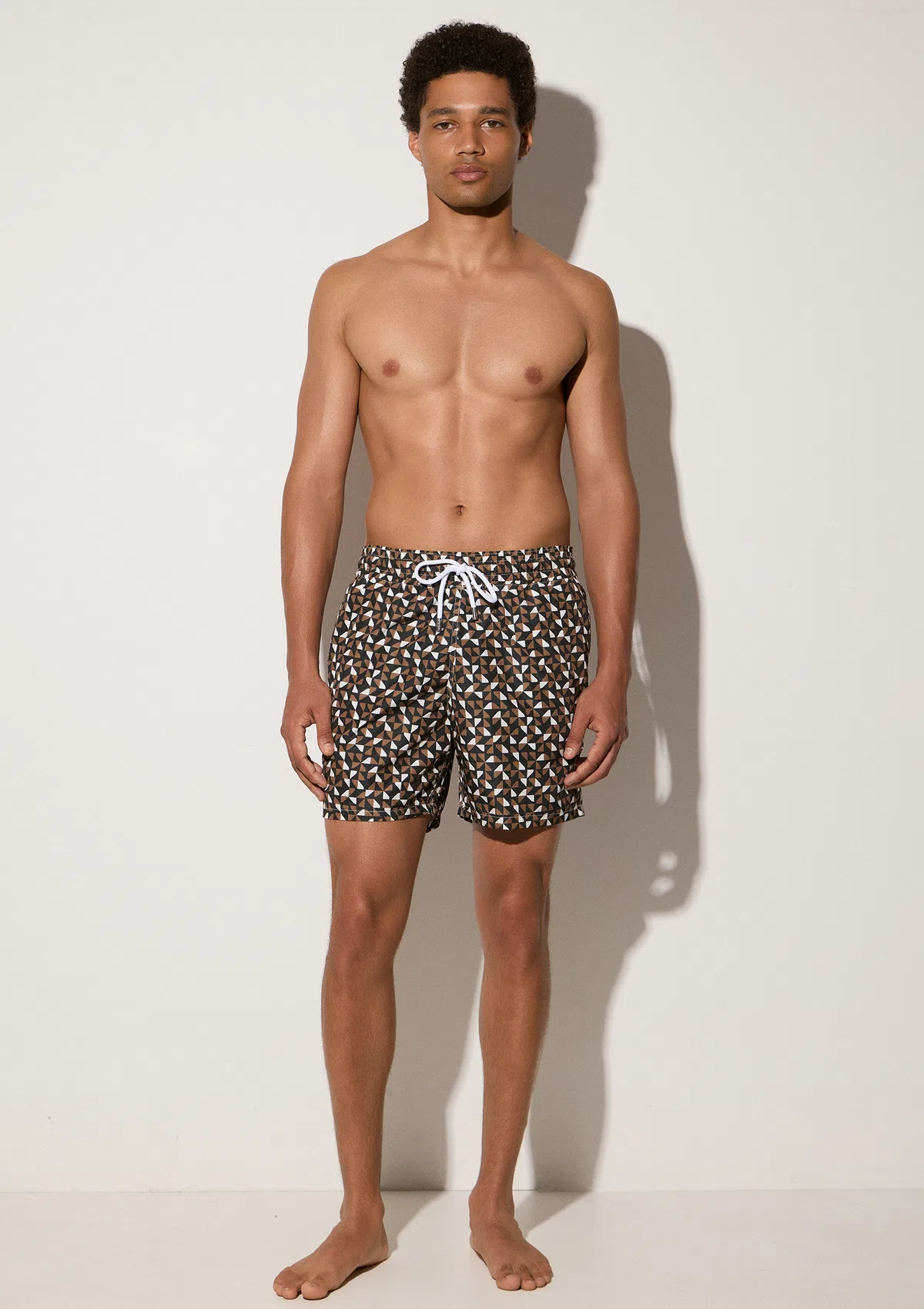 mylos-polyester-swim-shorts-coco-mocha-lifestyle-front Mylos Swim Shorts - Coco Brown - Sea You Soon