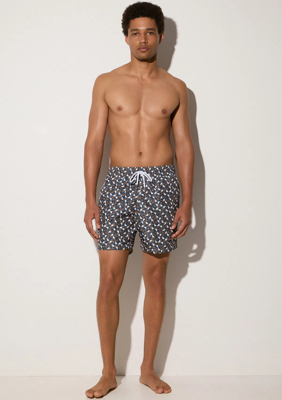 mylos-polyester-swim-shorts-eclipse-blue-lifestyle-front Mylos Swim Shorts - Eclipse Blue - Sea You Soon