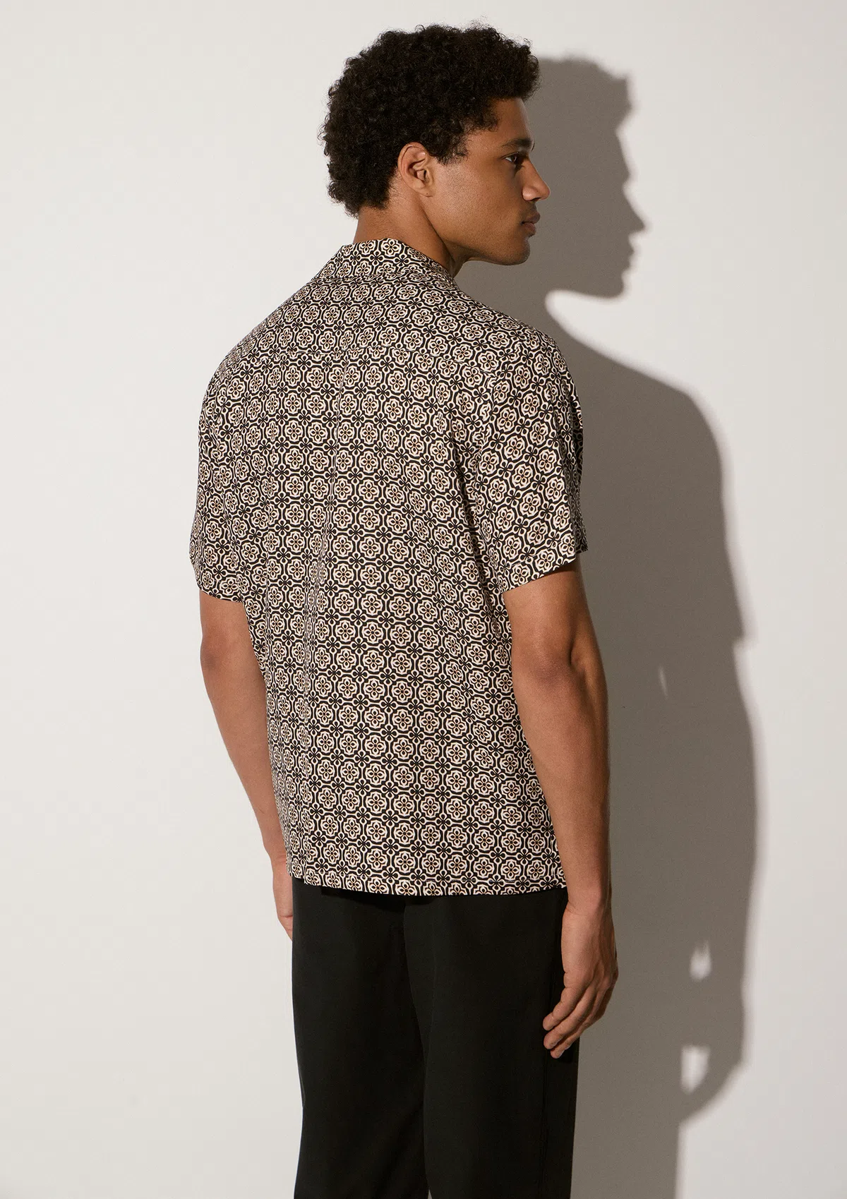 nara-polyester-swim-shorts-black-detail-alt-2 Nara Short Sleeve Shirt - Black - Sea You Soon