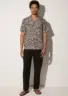nara-polyester-swim-shorts-black-lifestyle-front-alt-2 Nara Short Sleeve Shirt - Black - Sea You Soon