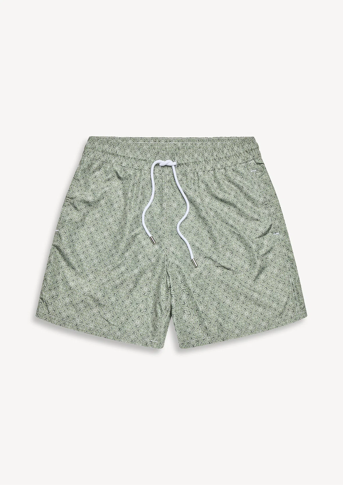 nara-polyester-swim-shorts-olive-front Nara Swim Shorts - Olive - Sea You Soon