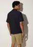 orenzo-cotton-shirt-navy-blue-back Orenzo Short Sleeve Shirt - Navy Blue - Sea You Soon