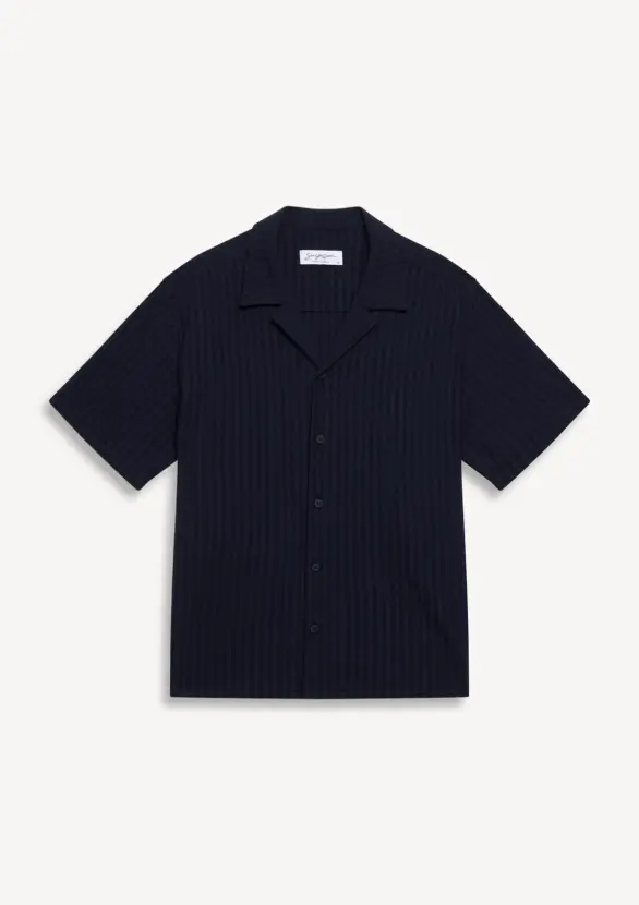 Orenzo Short Sleeve Shirt - Navy Blue