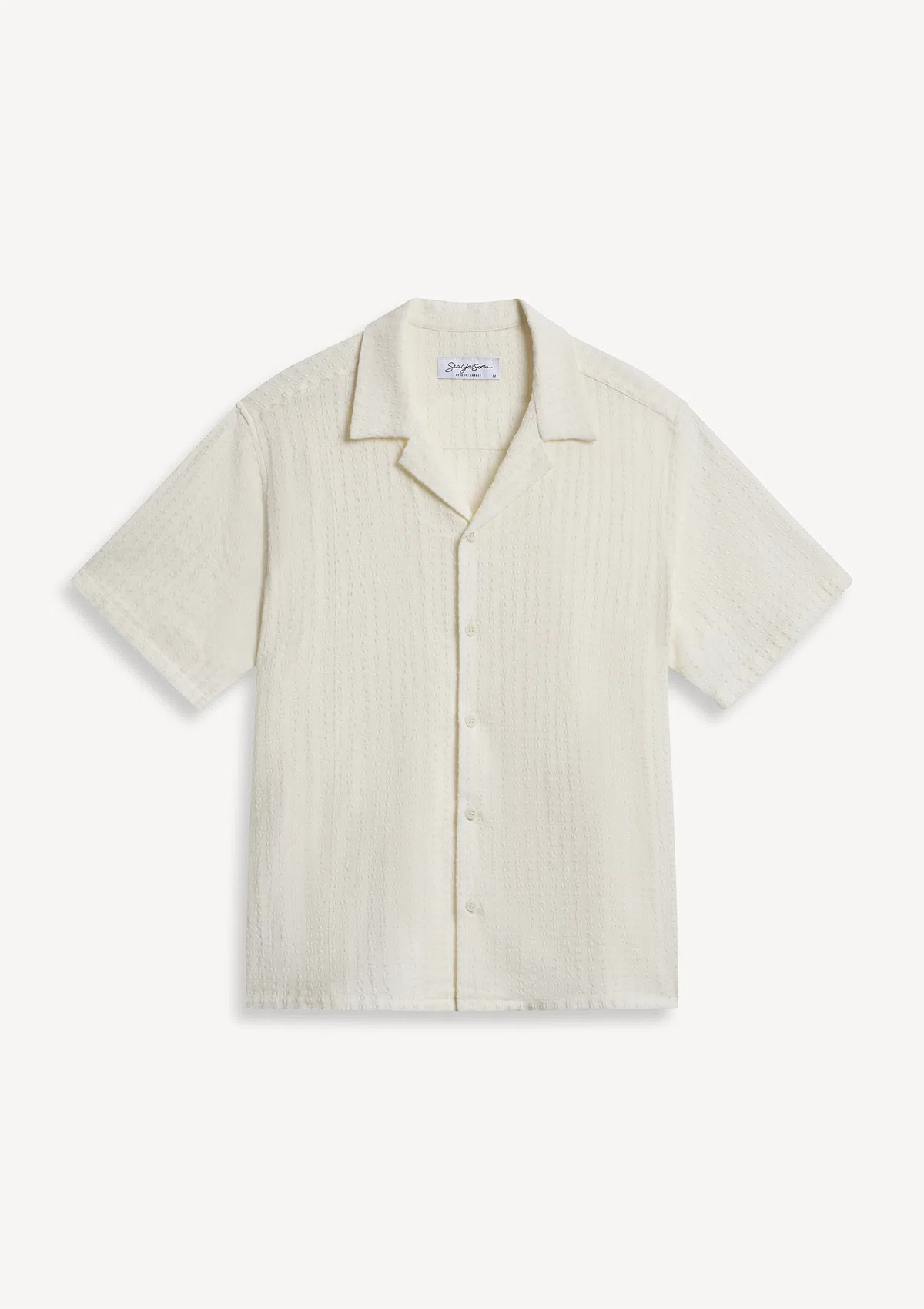 orenzo-cotton-shirt-white-front Orenzo Short Sleeve Shirt - White - Sea You Soon