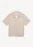 pekan-tencel-shirt-sand-front Pekan TENCEL™ short sleeve shirt in Sand, front view on white background by Sea You Soon