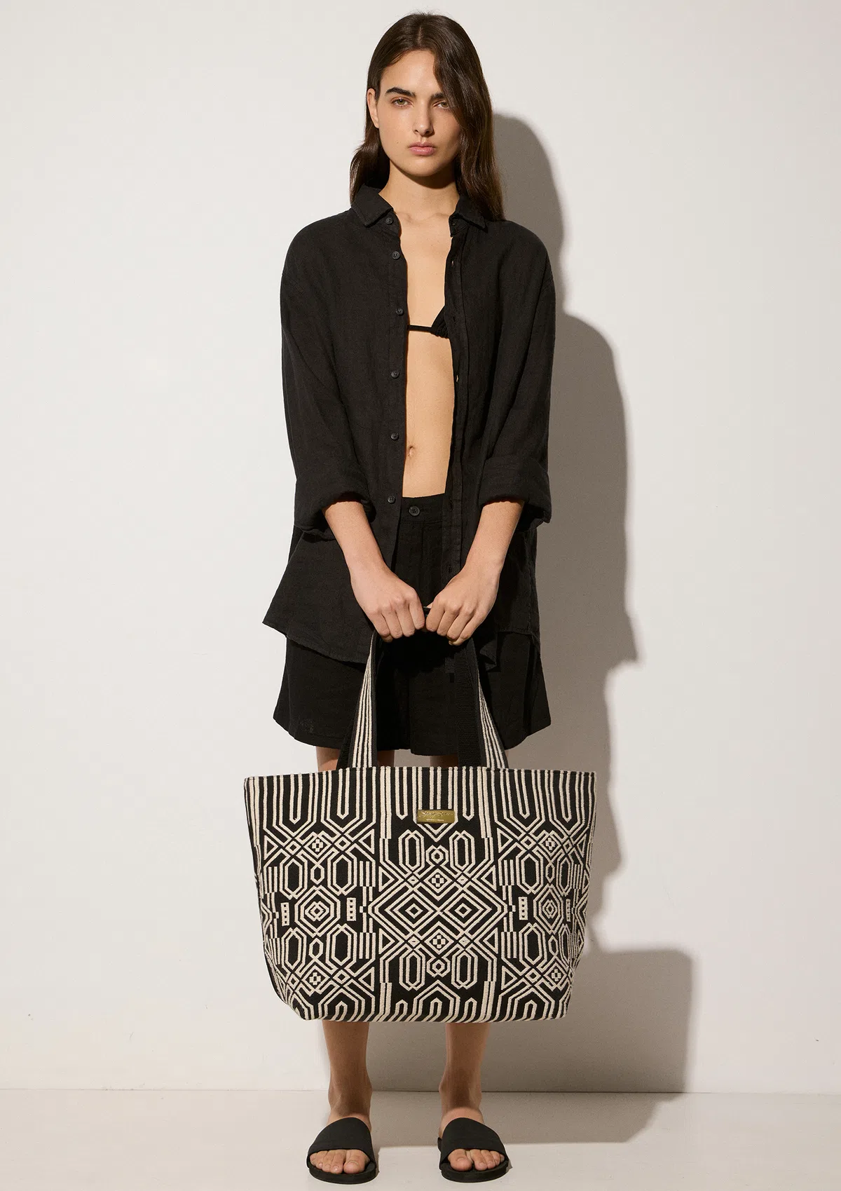 Romina Tote Bag - Black - Sea You Soon