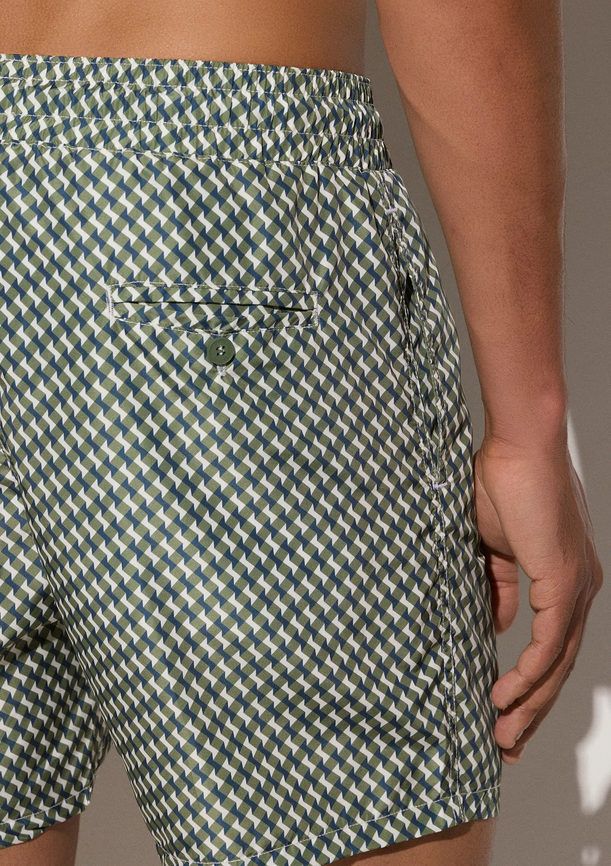 sabbia-polyester-swim-shorts-olive-side Sabbia Swim Shorts - Olive - Sea You Soon