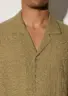sanona-cotton-shirt-khaki-detail Sanona Short Sleeve Shirt - Khaki - Sea You Soon