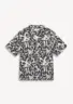 saporo-tencel-shirt-black-front Saporo TENCEL™ short sleeve shirt in Black, front view on white background by Sea You Soon