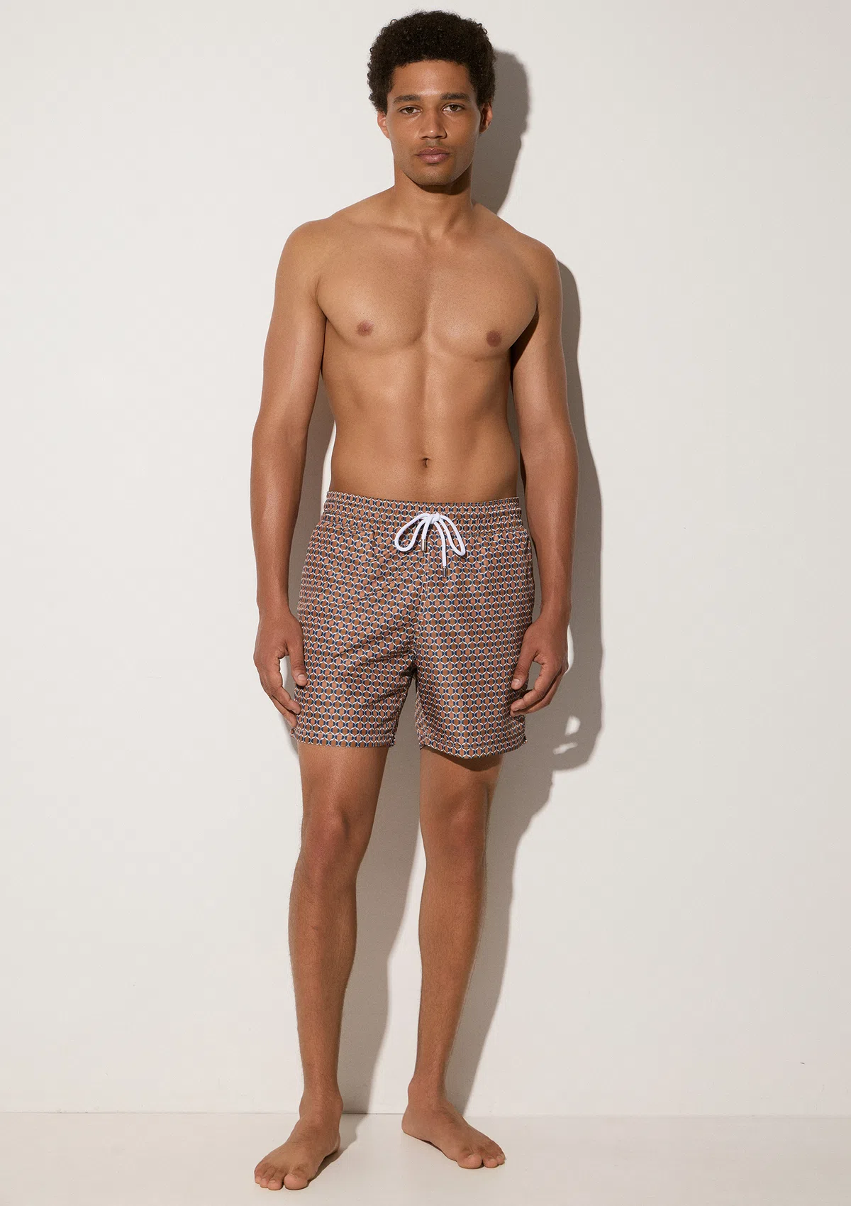 selava-polyester-swim-shorts-burnt-umber-lifestyle-front Selava Swim Shorts - Burnt Umber - Sea You Soon