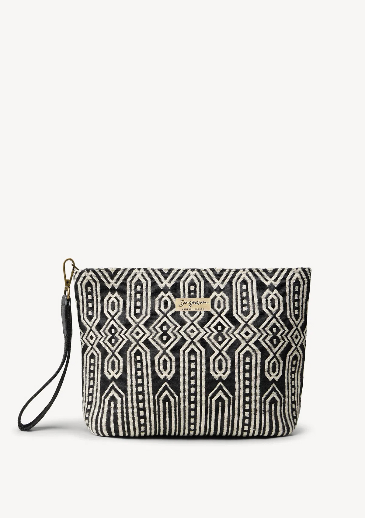 simoneta-cotton-midi-clutch-black-front Simoneta Clutch - Black - Sea You Soon