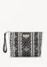 sorrento-cotton-midi-clutch-black-front Sorrento midi clutch Black - Sea You Soon