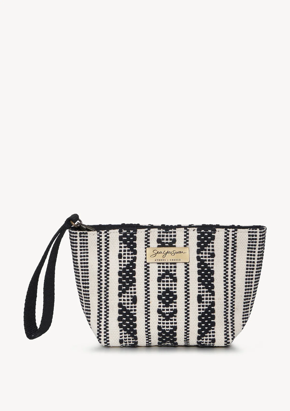 velassaru-cotton-mini-clutch-black-front Velassaru Mini Clutch Black - Sea You Soon